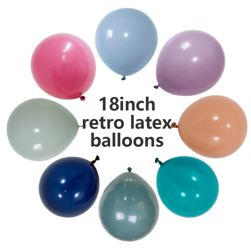 18 tolli retro lateks õhupallid