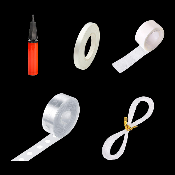 Õhupallikomplektide levinumate tarvikute tutvustus