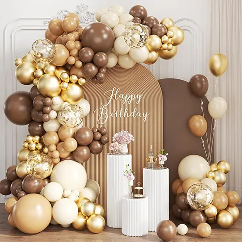 Cameli värvi õhupallikaare komplekt