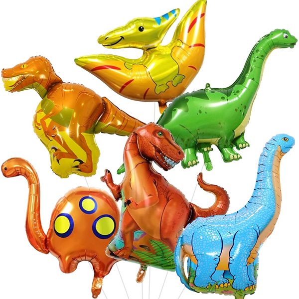 Koomiks dinosauruse fooliumipall