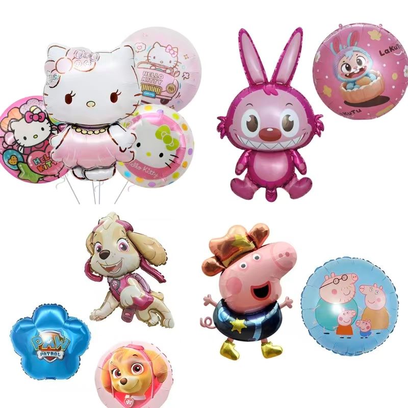 Multifilmi trükitud fooliumist õhupallid