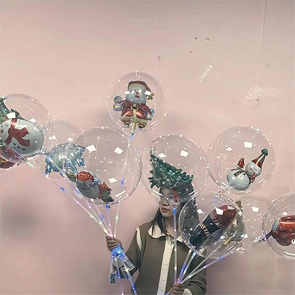 Jõuluteemaline bobo õhupall