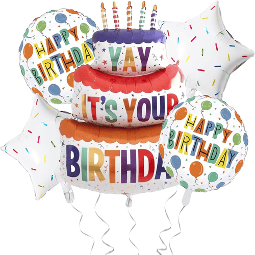 Fooliumist õhupalli sünnipäevakomplekt