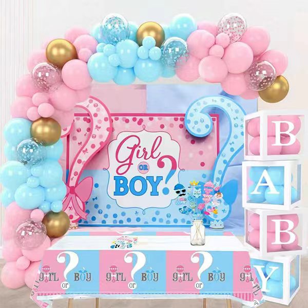 Gender Reveal õhupalli Garland komplekt