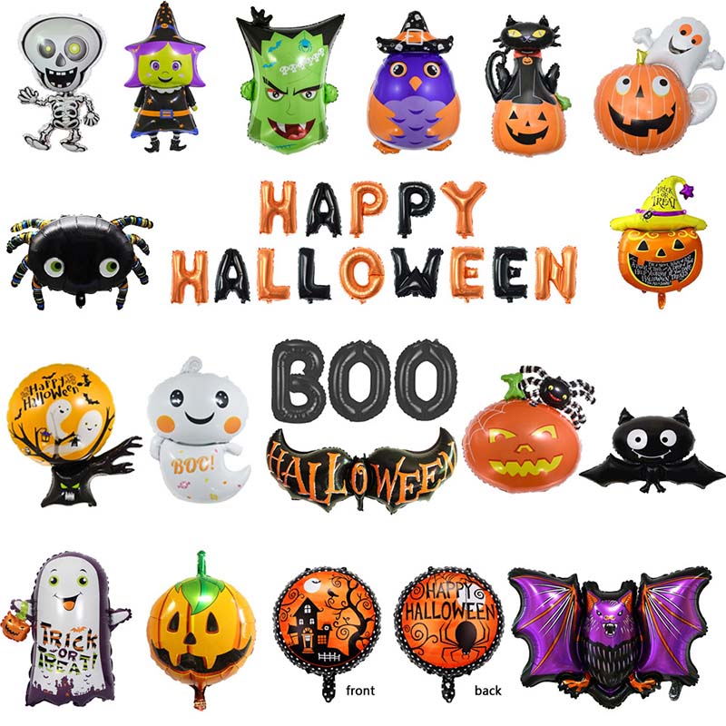 Halloweeni fooliumipallid