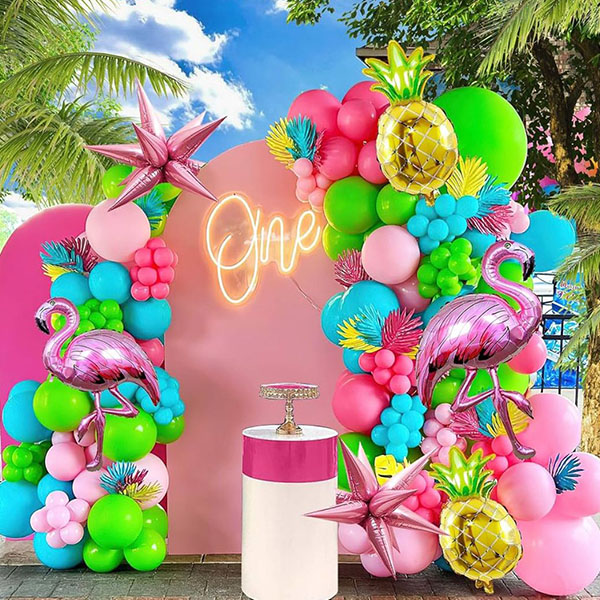 Hawaiian Theme Balloon Garland komplekt