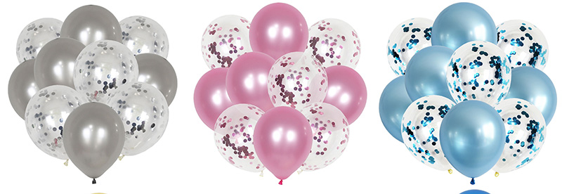 12 inch pearl latex balloon small set