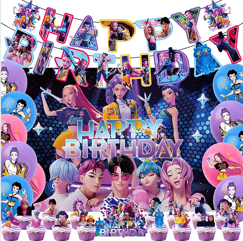 K-POP Demon Hunters Party dekoratsioonikomplekt