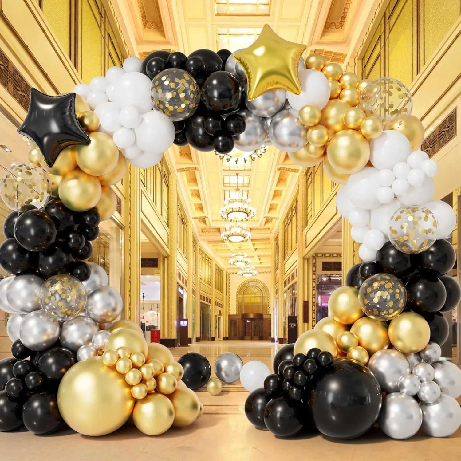 Uusaasta Balloon Garland Arch komplektid