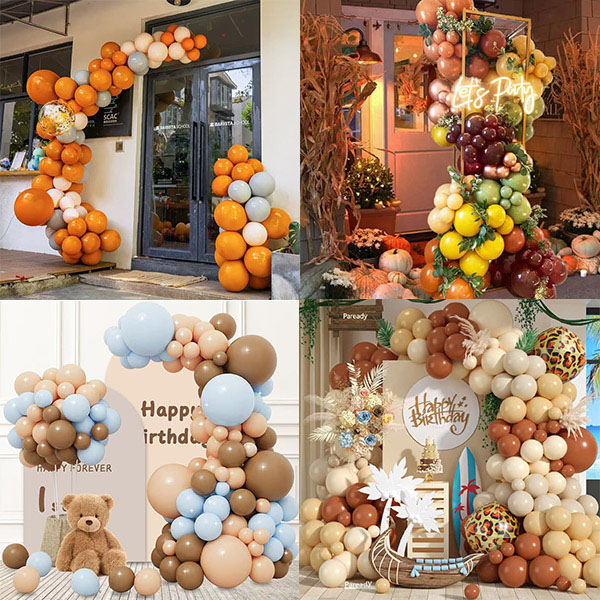 Retrovärvi õhupallivarukomplekt