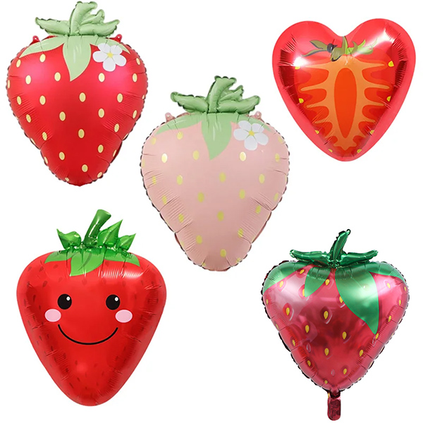 Maasika fooliumist õhupall