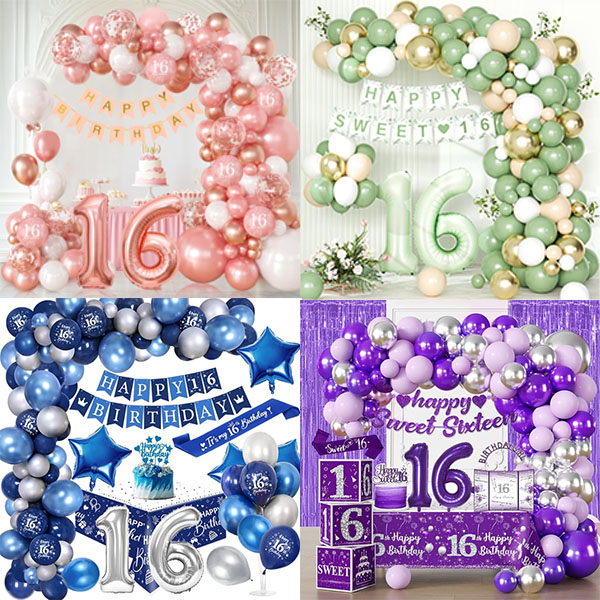 Sweet 16 õhupalli kaar