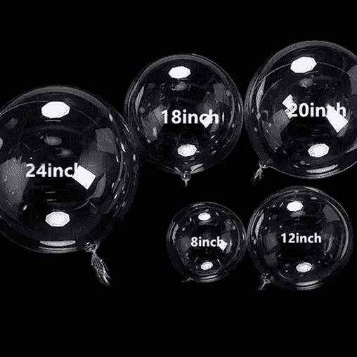 Läbipaistev bobo õhupall